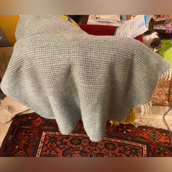 Brand New TBCo Wool Blanket in Sage - Picture 3 of 3